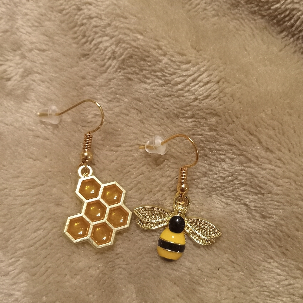 Honey Bee Earrings